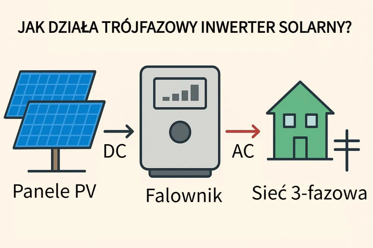 Falownik fotowoltaiczny 3 fazowy 2025 – Wydajne inwertery 3-fazowe i systemy hybrydowe