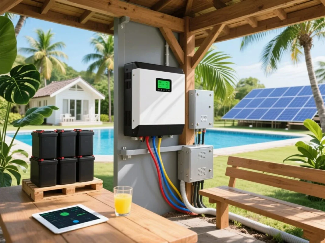 Falownik Off Grid 5kW: Hybrydowy Inwerter Fotowoltaiczny Off-grid
