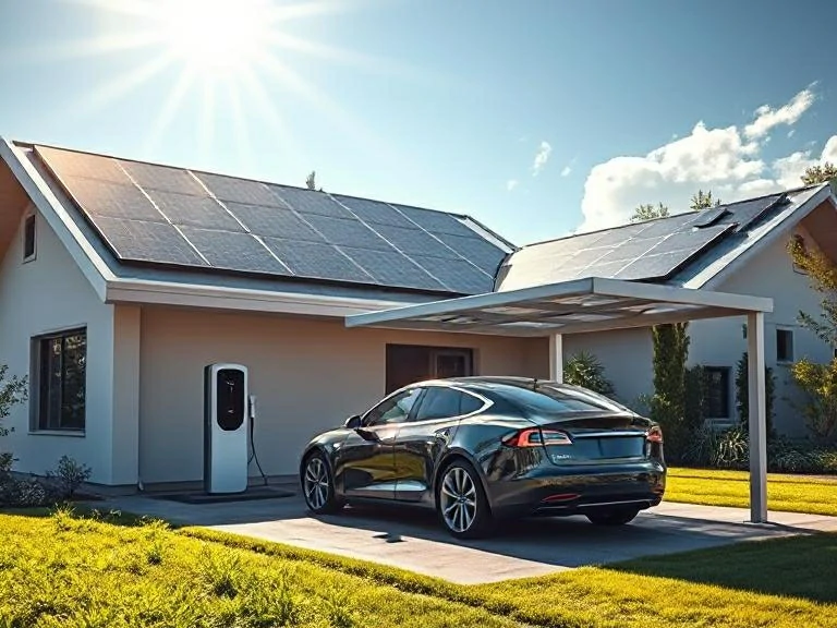 Charging Tesla with Solar Panels: Save Money, Go Green