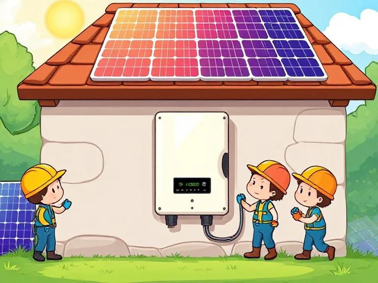 solar panel inverter installation